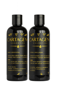 Kit de shampoo y acondicionador de crecimiento y anticaída de Cartagena Cosmetics