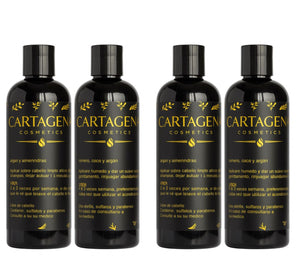 2 kits de crecimiento y anti caída acondicionador y shampoo